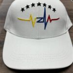 Gorras Blancas Estrellas NEGRAS