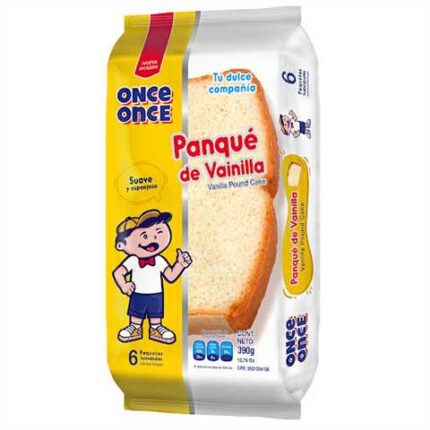 PANQUE VAINILLA ONCE NP (24 X 6 X 65 Grs)